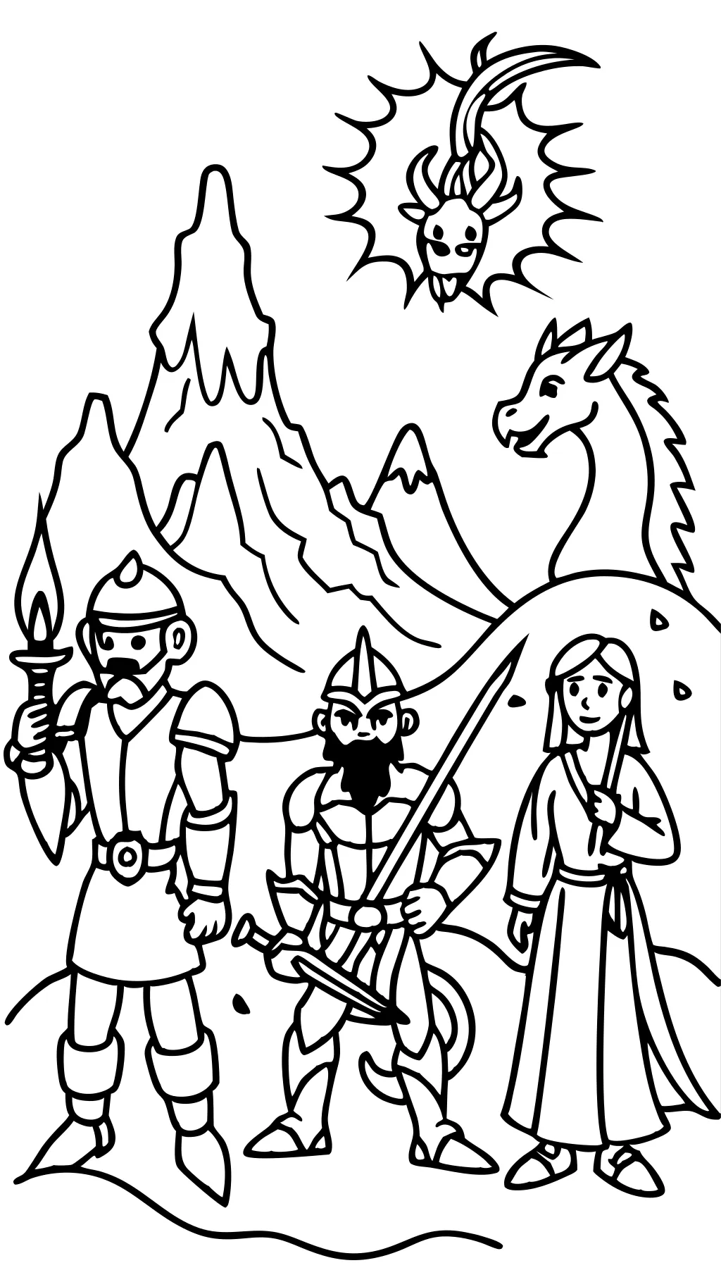 d&d coloring pages